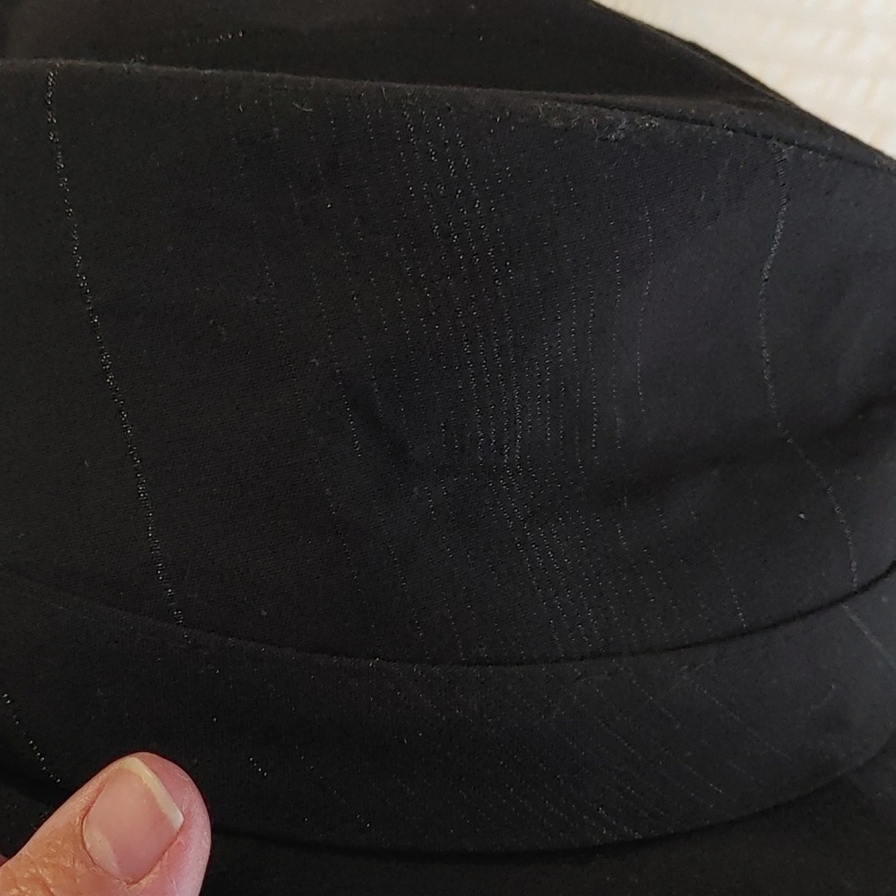 BLACK STRIPED PLAYBOY FEDORA - Picture 12 of 12
